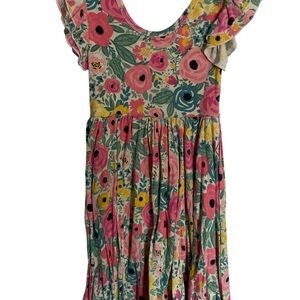 3T Little Sleepies Secret Garden Twirl Dress